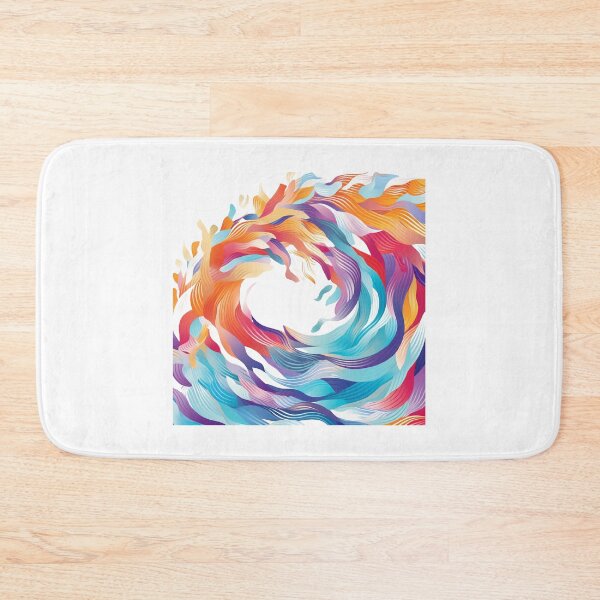 Item preview, Cool Powerful and Free Waves Pattern designed and sold by lessyun.