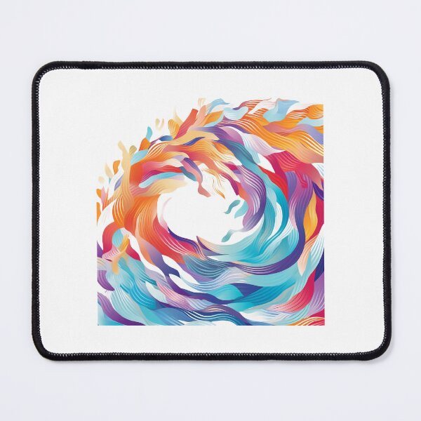 Item preview, Cool Powerful and Free Waves Pattern designed and sold by lessyun.