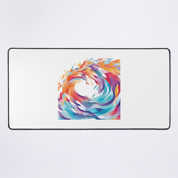 Item preview, Cool Powerful and Free Waves Pattern designed and sold by lessyun.
