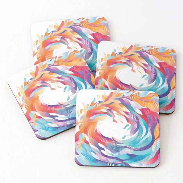 Item preview, Cool Powerful and Free Waves Pattern designed and sold by lessyun.