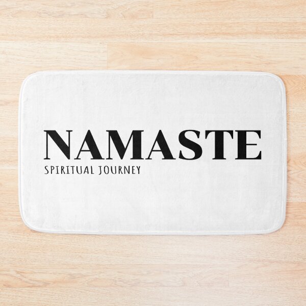 Item preview, Namaste: A Spiritual Journey, Black Text designed and sold by ZenHorn.