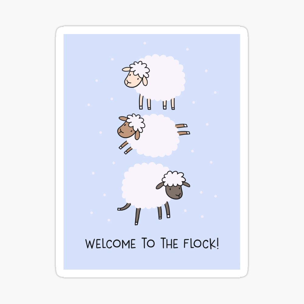 Love, The Flock Welcome Mat
