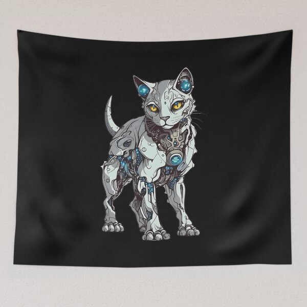 Item preview, Cyborg Cat designed and sold by hamishby.
