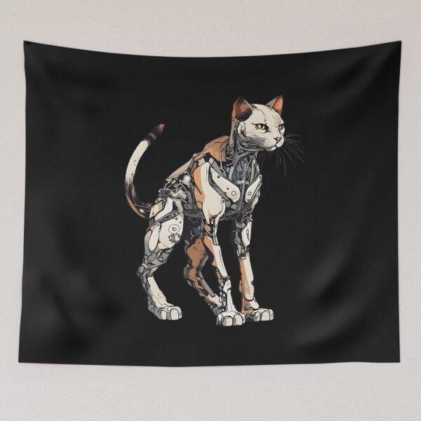 Item preview, Cyborg Cat designed and sold by hamishby.