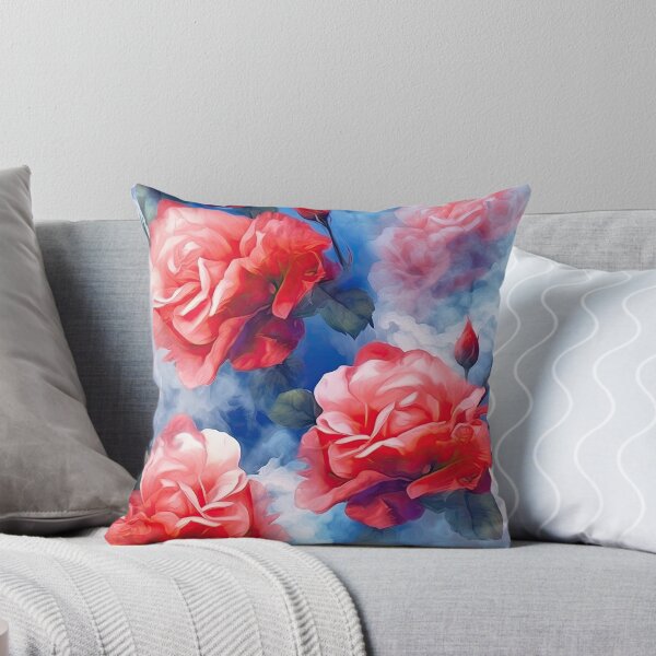 Item preview, Classics - Divine Memories Pink and Red Roses in soft clouds designed and sold by FutureImaging.