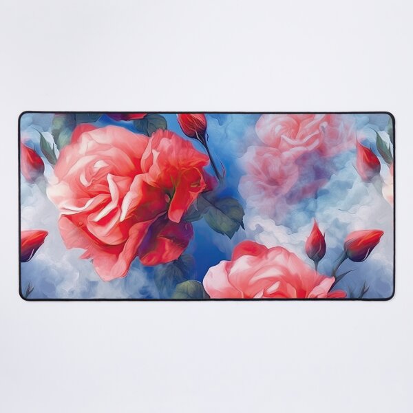 Item preview, Classics - Divine Memories Pink and Red Roses in soft clouds designed and sold by FutureImaging.