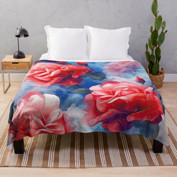 Item preview, Classics - Divine Memories Pink and Red Roses in soft clouds designed and sold by FutureImaging.