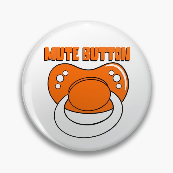Item preview, Mute Button - Orange designed and sold by DF3.