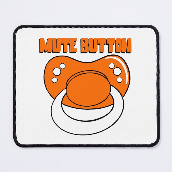 Item preview, Mute Button - Orange designed and sold by DF3.