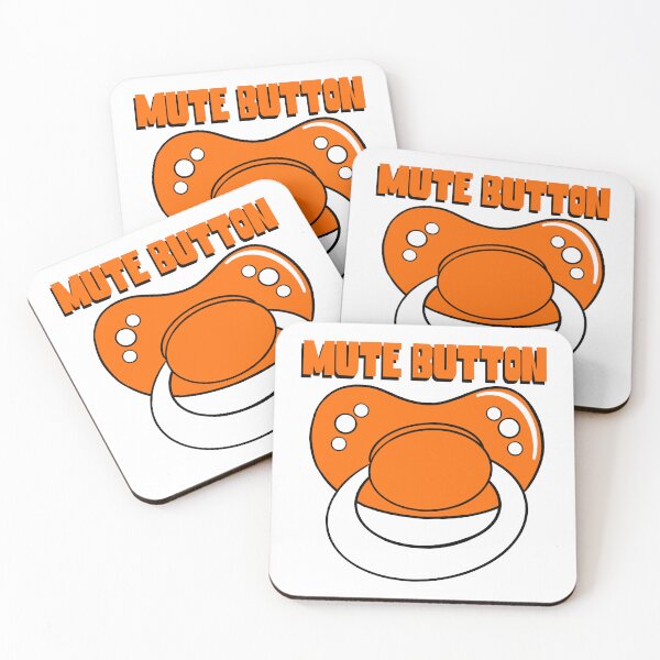 Item preview, Mute Button - Orange designed and sold by DF3.
