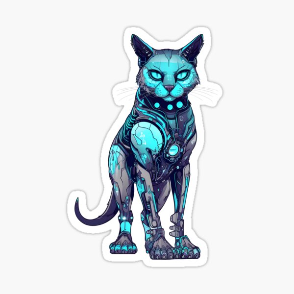 Item preview, Cyborg Cat designed and sold by hamishby.