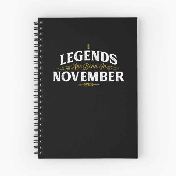 Item preview, Legends Are Born In November Birthday Men Women Kid Youth T Crewneck White designed and sold by BanderHarlan.