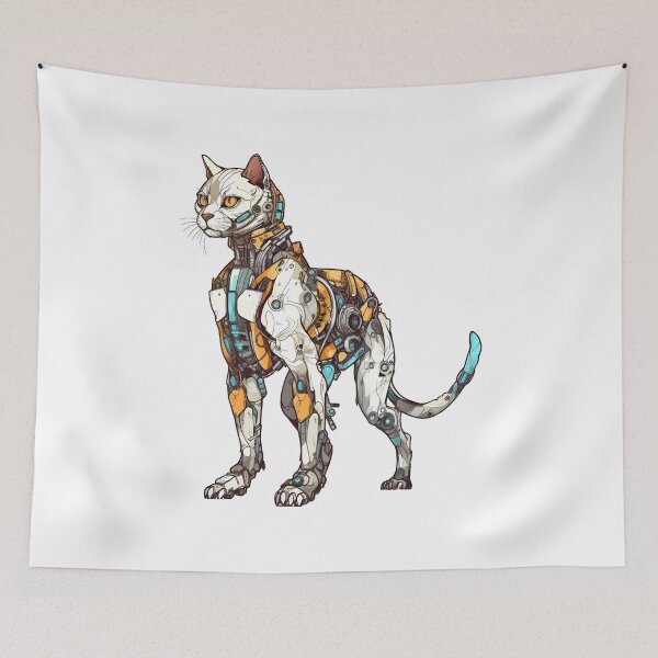Item preview, Cyborg Cat designed and sold by hamishby.
