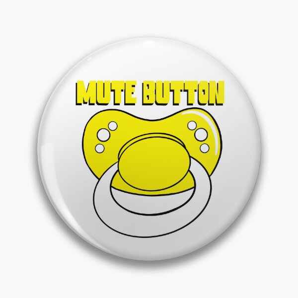 Item preview, Mute Button - Yellow designed and sold by DF3.