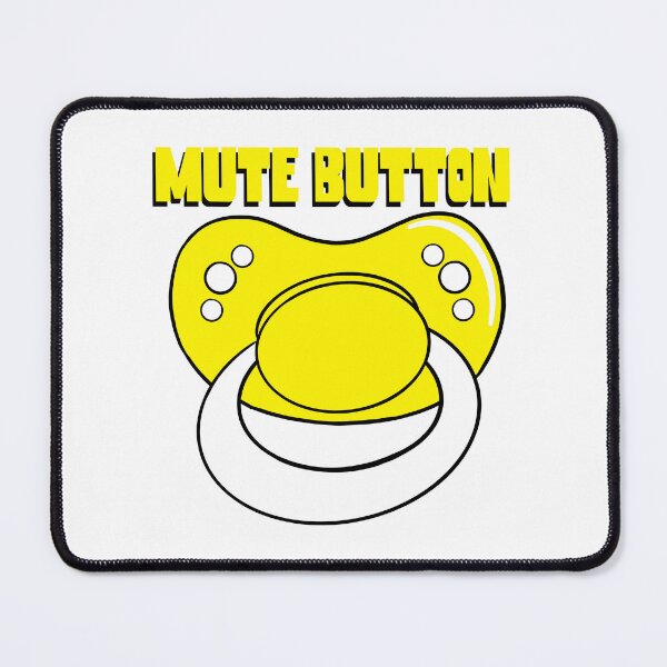 Item preview, Mute Button - Yellow designed and sold by DF3.