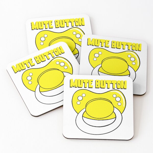 Item preview, Mute Button - Yellow designed and sold by DF3.