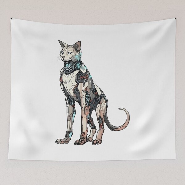 Item preview, Cyborg Cat designed and sold by hamishby.