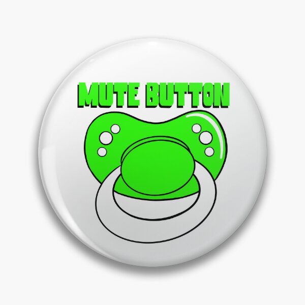 Item preview, Mute Button - Green designed and sold by DF3.