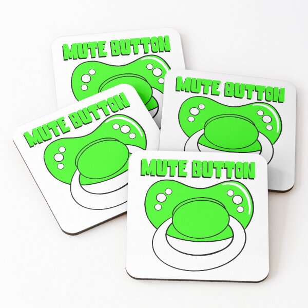 Item preview, Mute Button - Green designed and sold by DF3.