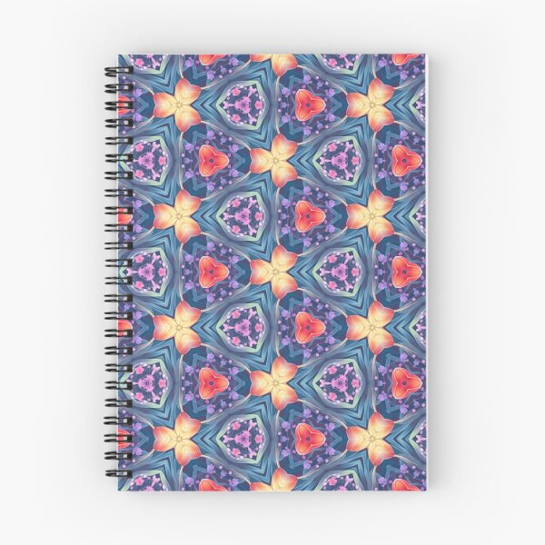 Item preview, Red Orange Petal Geometric Flower Pattern designed and sold by Kamin42.