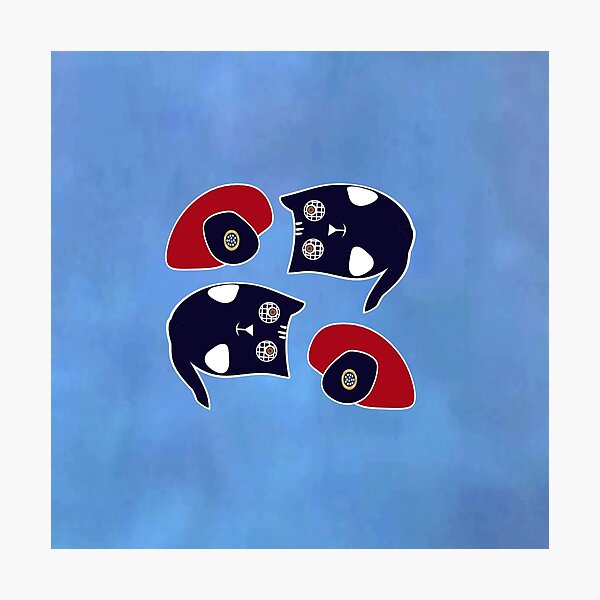 Item preview, Poppy Cats 2 designed and sold by ImperialLily.