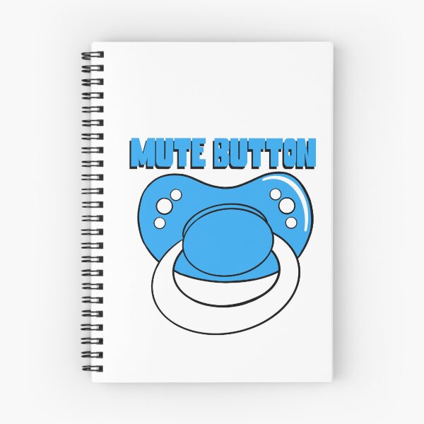 Item preview, Mute Button - Blue designed and sold by DF3.