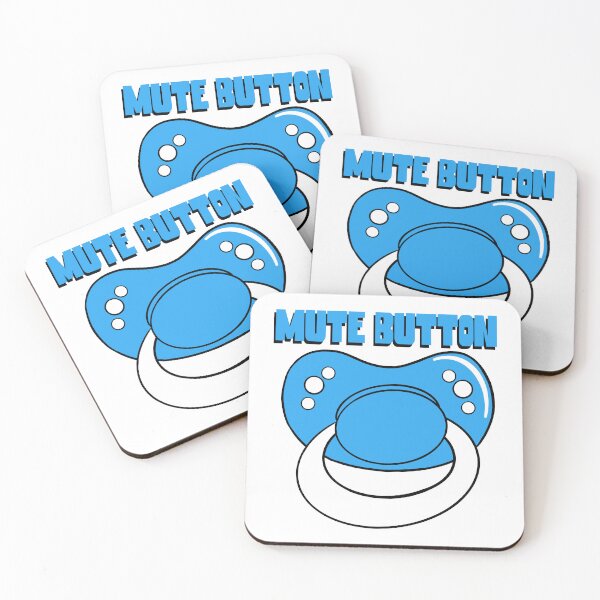 Item preview, Mute Button - Blue designed and sold by DF3.