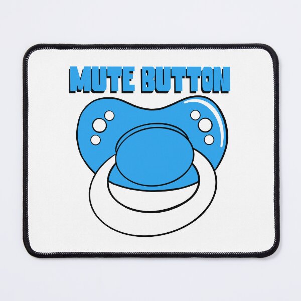 Item preview, Mute Button - Blue designed and sold by DF3.