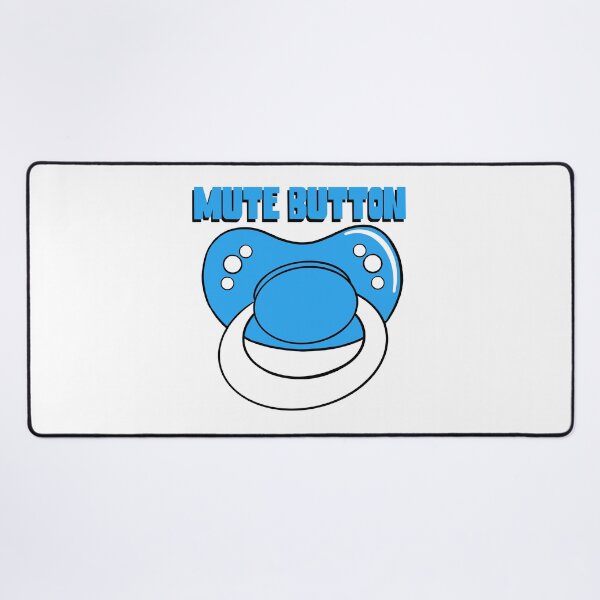 Item preview, Mute Button - Blue designed and sold by DF3.