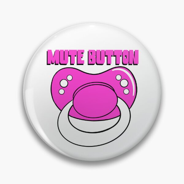 Item preview, Mute Button - Pink designed and sold by DF3.