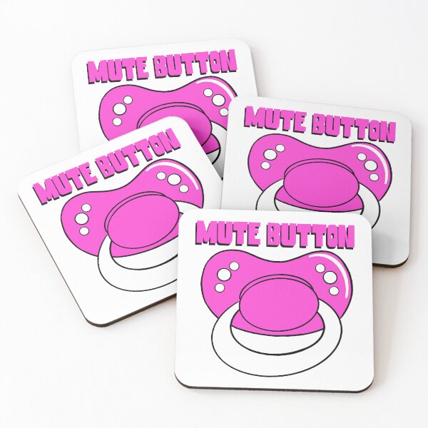 Item preview, Mute Button - Pink designed and sold by DF3.
