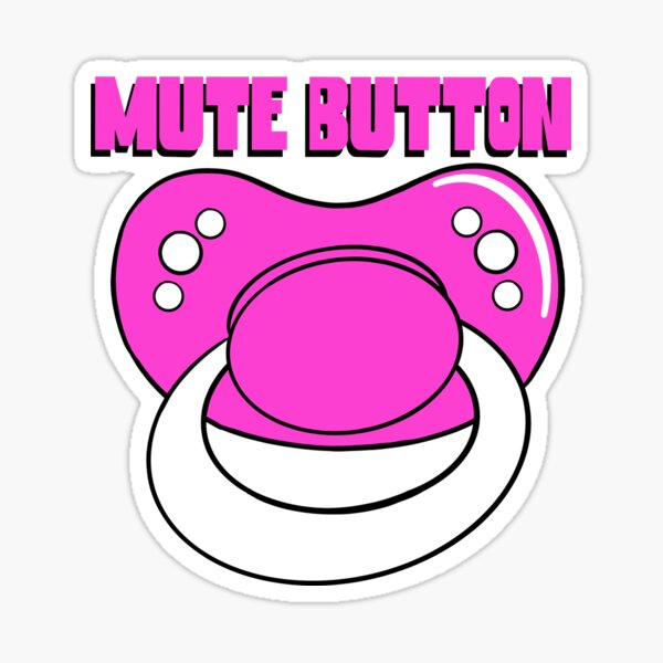Item preview, Mute Button - Pink designed and sold by DF3.