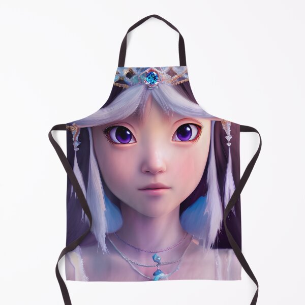 Item preview, Ice Princess - Enchanting Art Print designed and sold by ZenEverAI.