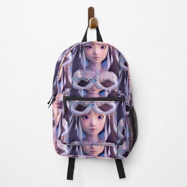 Item preview, Ice Princess - Enchanting Art Print designed and sold by ZenEverAI.