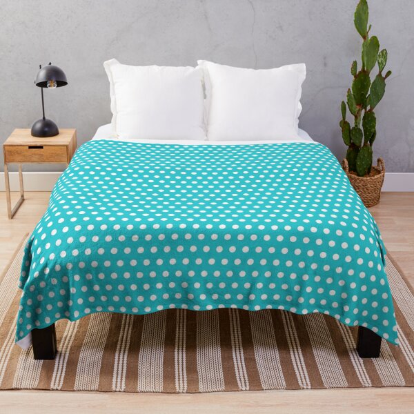 Item preview, Polka Dots - Aqua Blue - Pantone 319 designed and sold by Una Somerville.