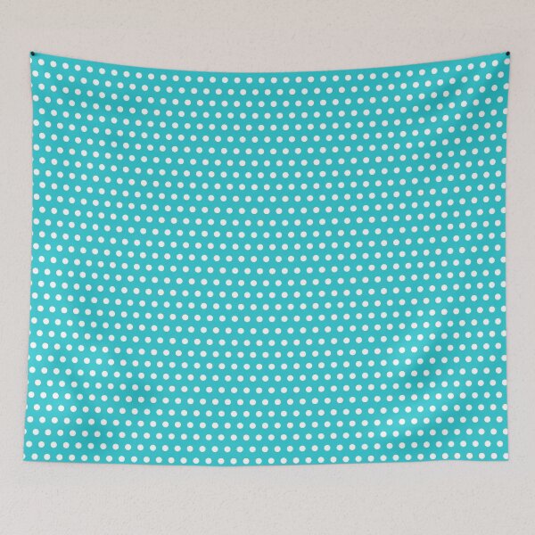Item preview, Polka Dots - Aqua Blue - Pantone 319 designed and sold by Una Somerville.