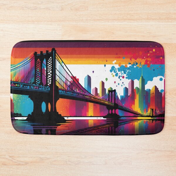Item preview, Skyline Bridge: Connecting Nature and City designed and sold by Cr-AI-tive.