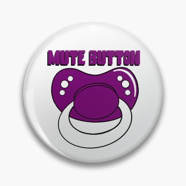 Item preview, Mute Button - Purple designed and sold by DF3.
