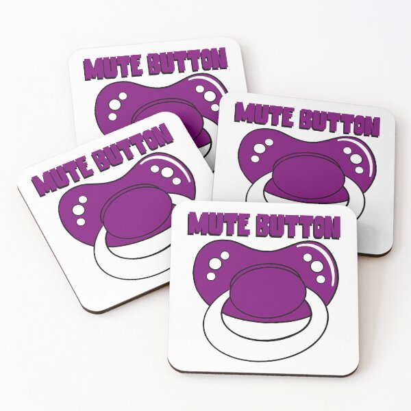 Item preview, Mute Button - Purple designed and sold by DF3.
