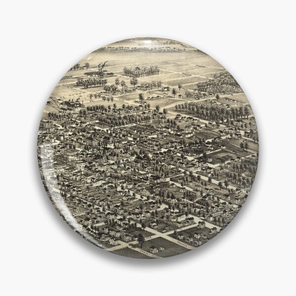 Item preview, Vintage Bowling Green OH Map (1888) Old BG Ohio Atlas designed and sold by BravuraMedia.
