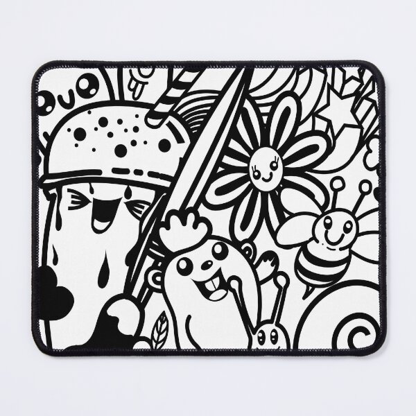 Item preview, doodle boodle black and white designed and sold by jhojho.