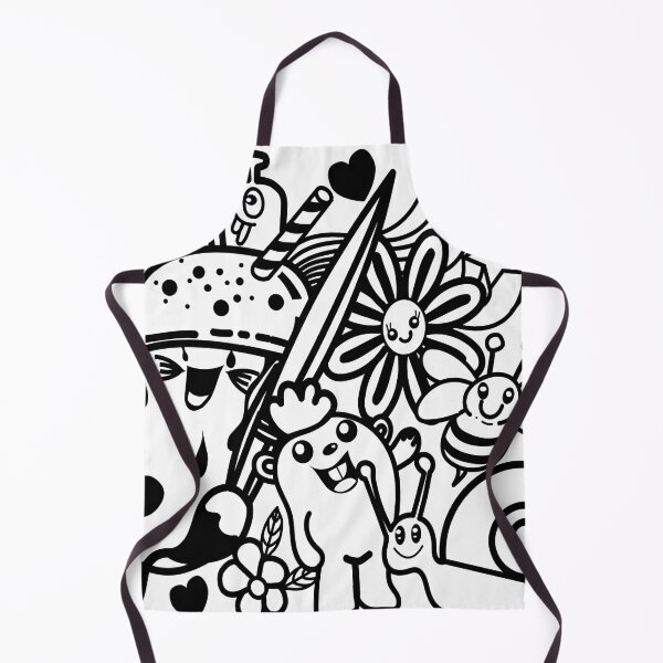 Item preview, doodle boodle black and white designed and sold by jhojho.
