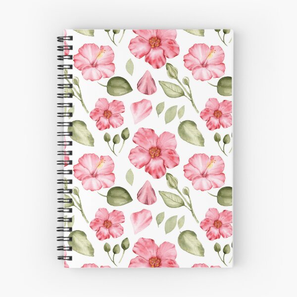 Item preview, Pink hibiscus flower pattern designed and sold by Sankarin.