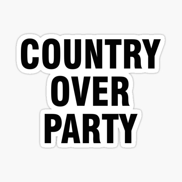Item preview, Country over party designed and sold by allthetees.