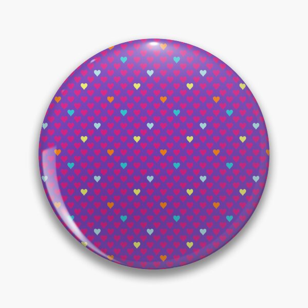 Item preview, Barbiecore Hearts - Purple designed and sold by Una Somerville.