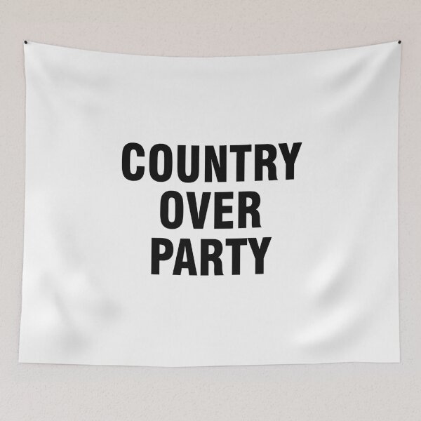 Item preview, Country over party designed and sold by allthetees.