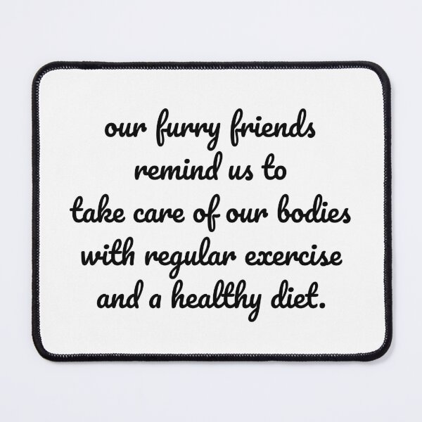 Item preview, "Pawsitive Health Habits: Lessons from Our Furry Friends" designed and sold by MeganMo.