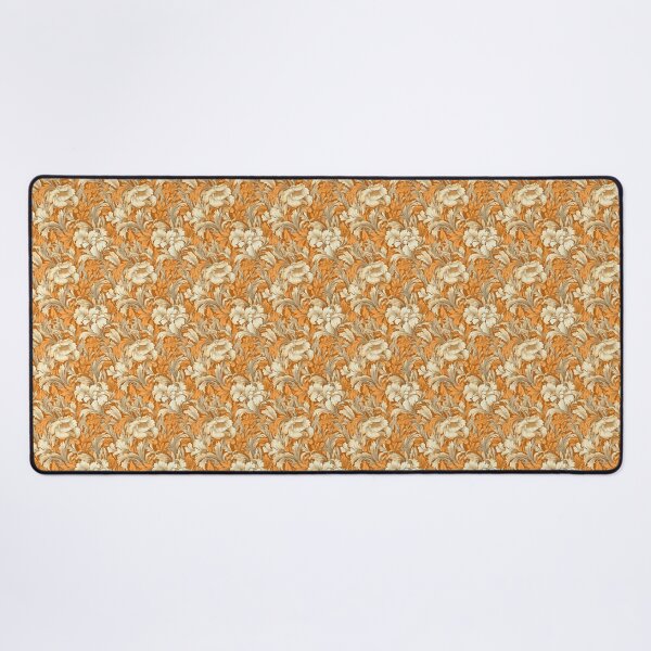 Item preview, orange and beige floral pattern designed and sold by nellocastellano.
