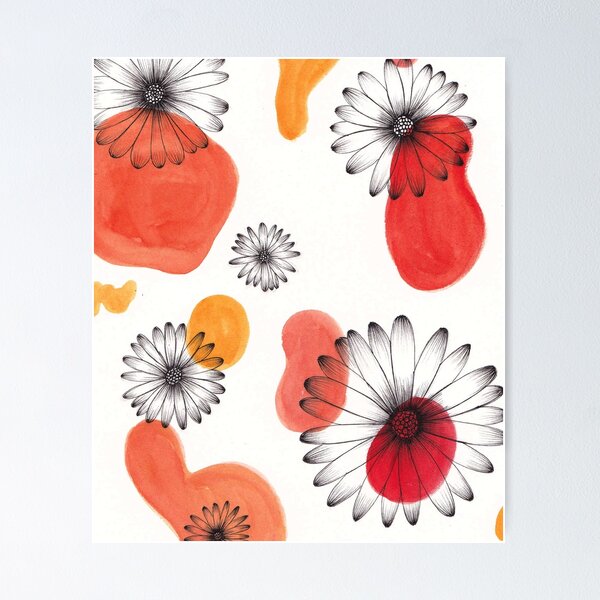 Item preview, Colored daisies designed and sold by Atypical-Jack.