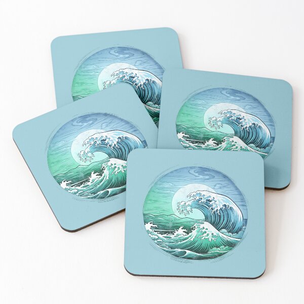 Item preview, Big wave, sun, sunset, sea, vacation, summer, beach, surfing designed and sold by lavalova.